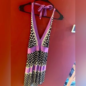 Y2K BCBG Halter Dress